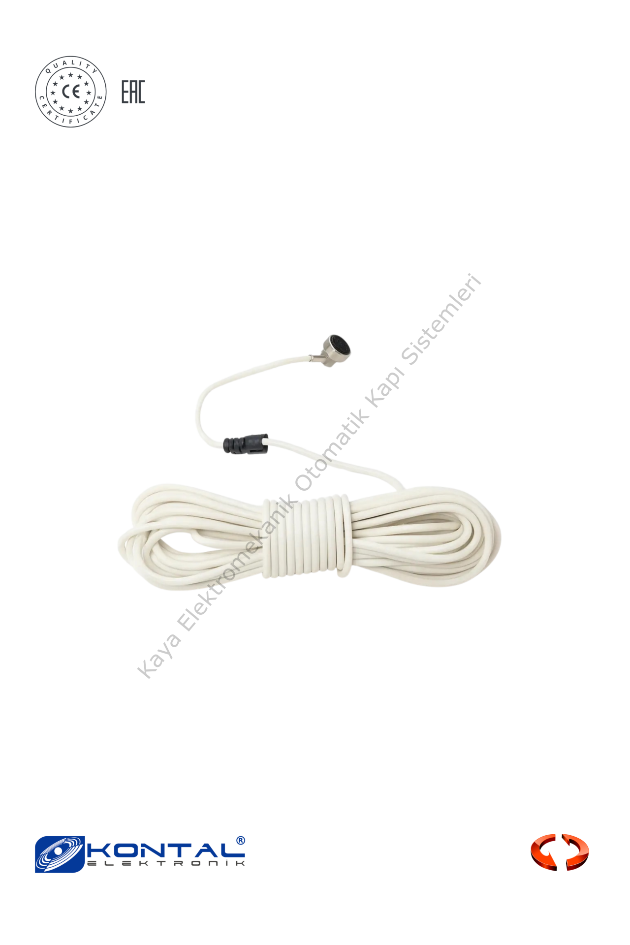 Kontal CAFA 6 Metre Kablolu Soketli Alıcı Göz (Otomatik Kapı Aksesuarı)