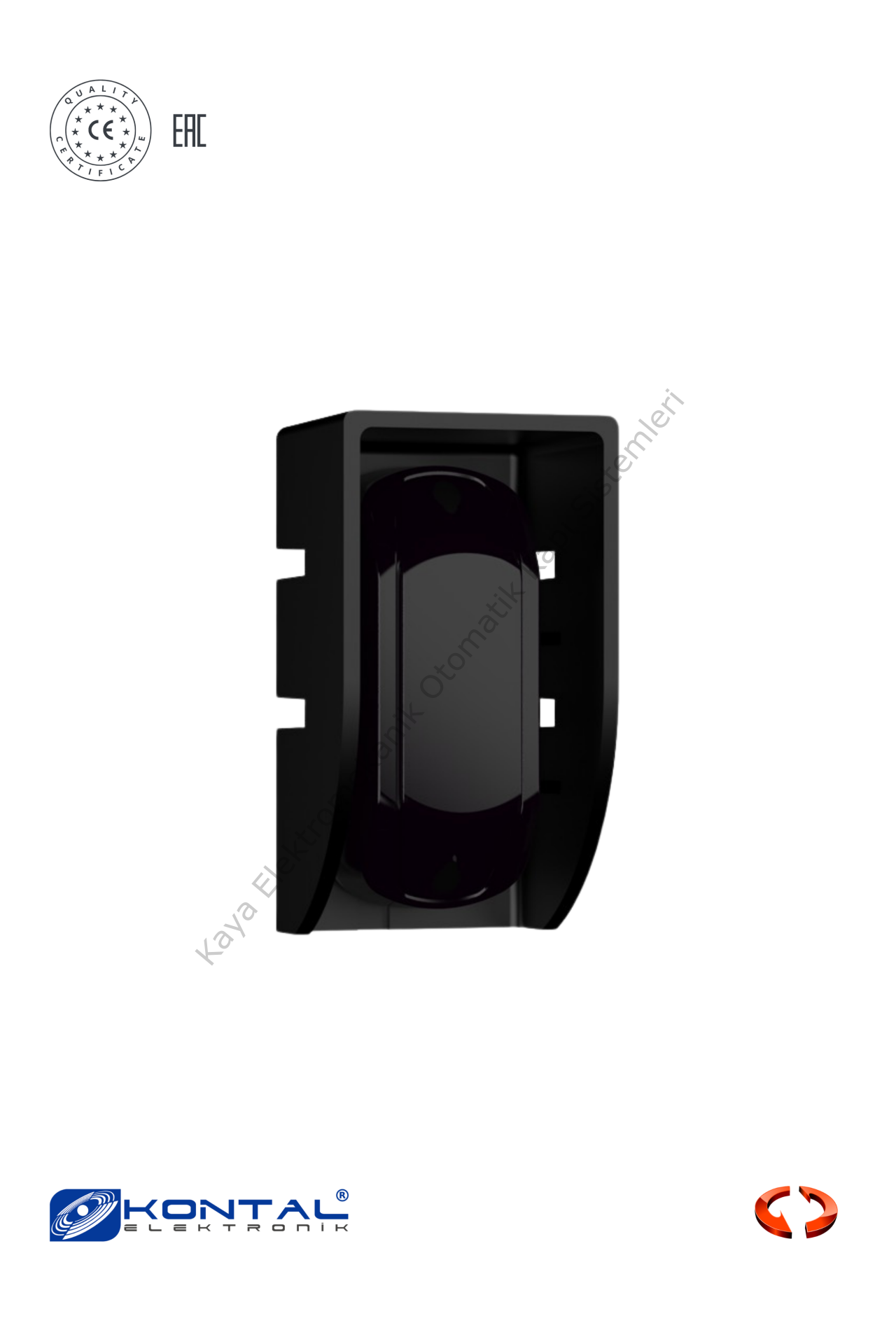 Kontal FKA Fotosel Koruma Aparatı Siyah (Otomatik Kapı Aksesuarı)