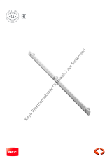 BFT Çelik Kremayer Dişli Galvaniz 30x30 1 Metre