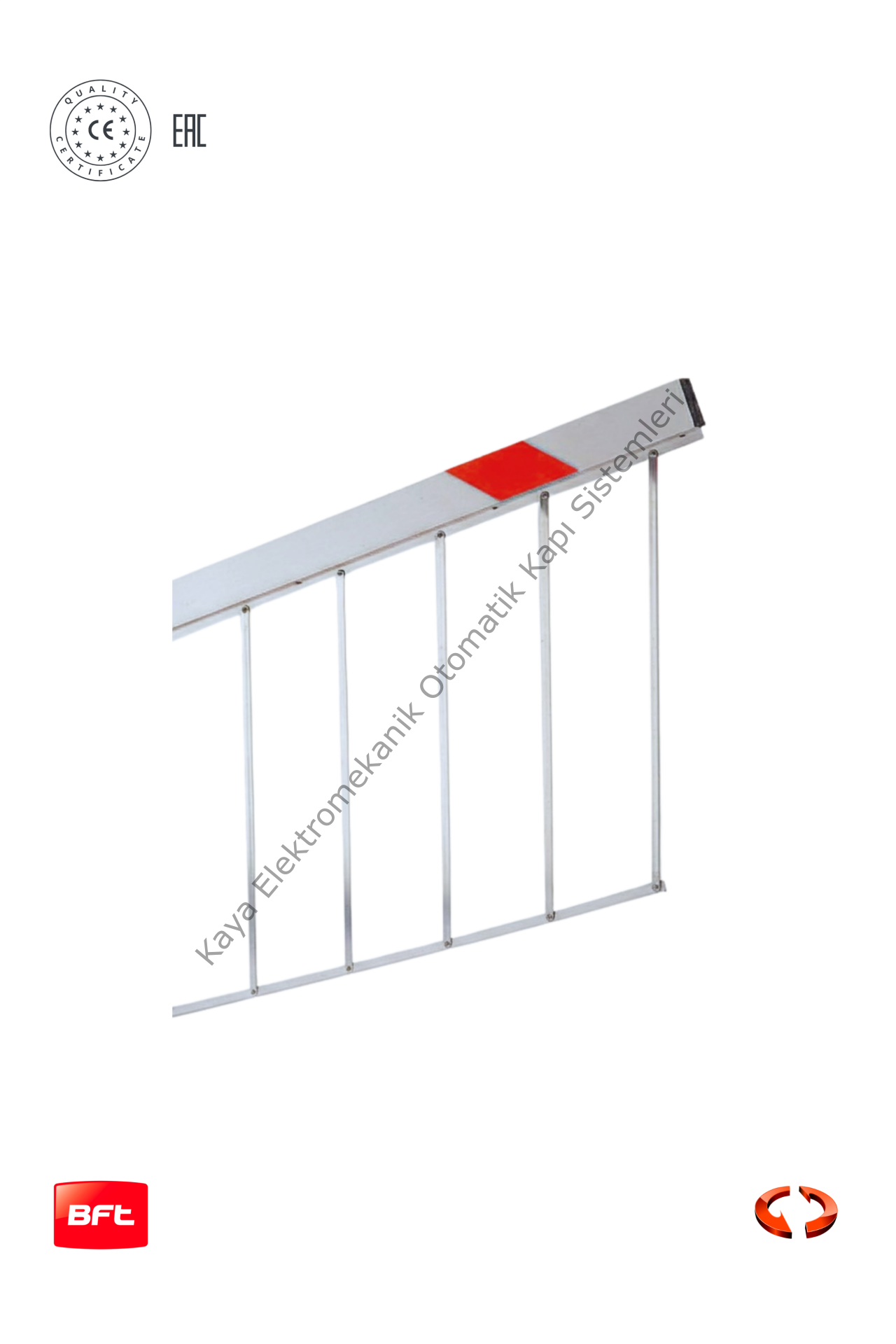 BFT SB Bariyer Kolu Perdesi 4 Metre (Otomatik Kapı Aksesuarı)