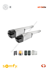 Somfy Ixengo L 230V Dairesel Bahçe Kapısı Motor Kiti (Otomatik Kapı Motoru) (Aksesuarlı Kit)