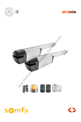Somfy Ixengo L 24V Dairesel Bahçe Kapısı Motor Kiti (Otomatik Kapı Motoru) (Aksesuarlı Kit)